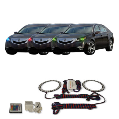 RGB Multi Color IR Headlight Halo kit for Acura TL 09-14