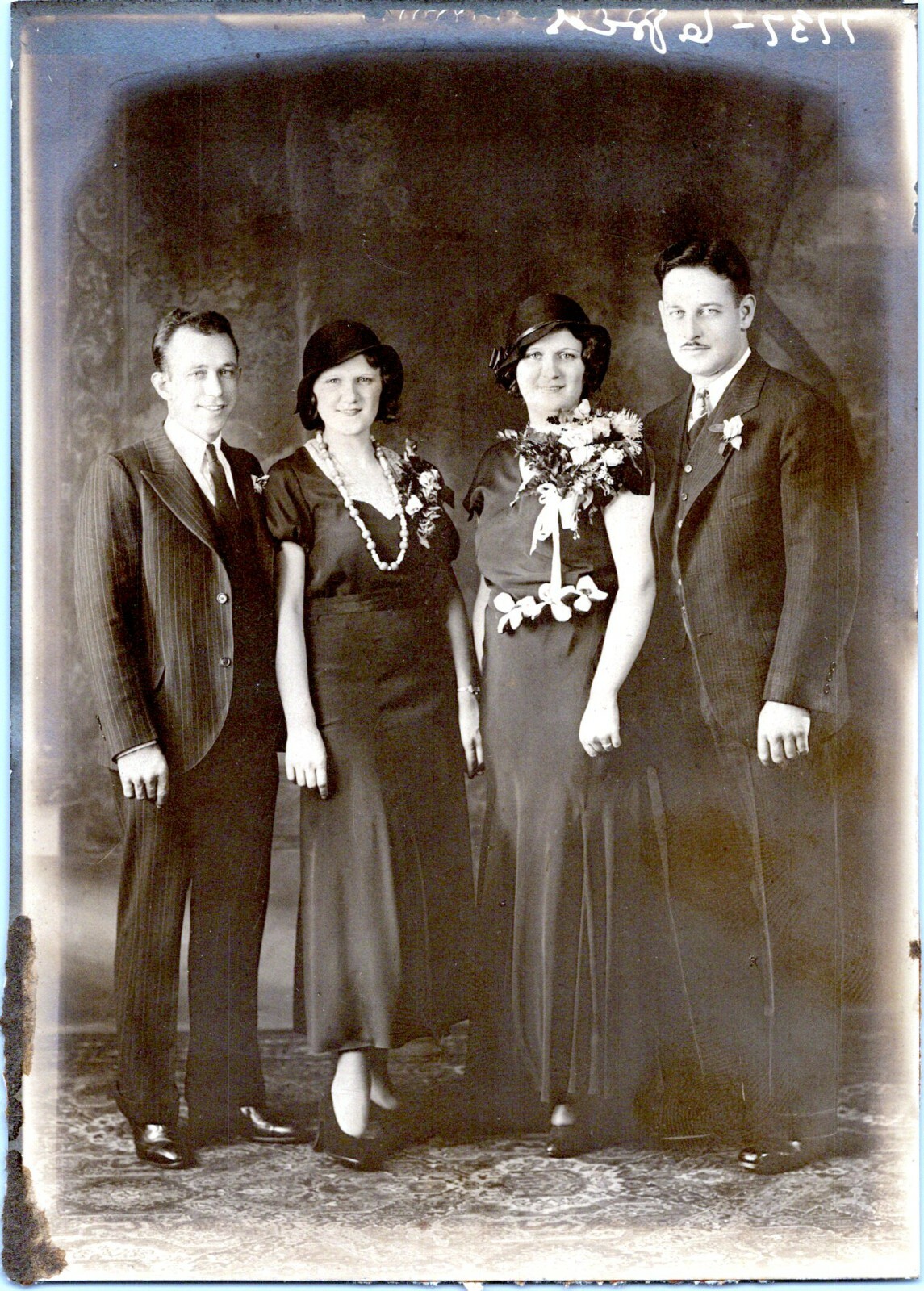 C 19 Husband Wife Couples Flapper 19s Fashion Vintage Photo Ebay