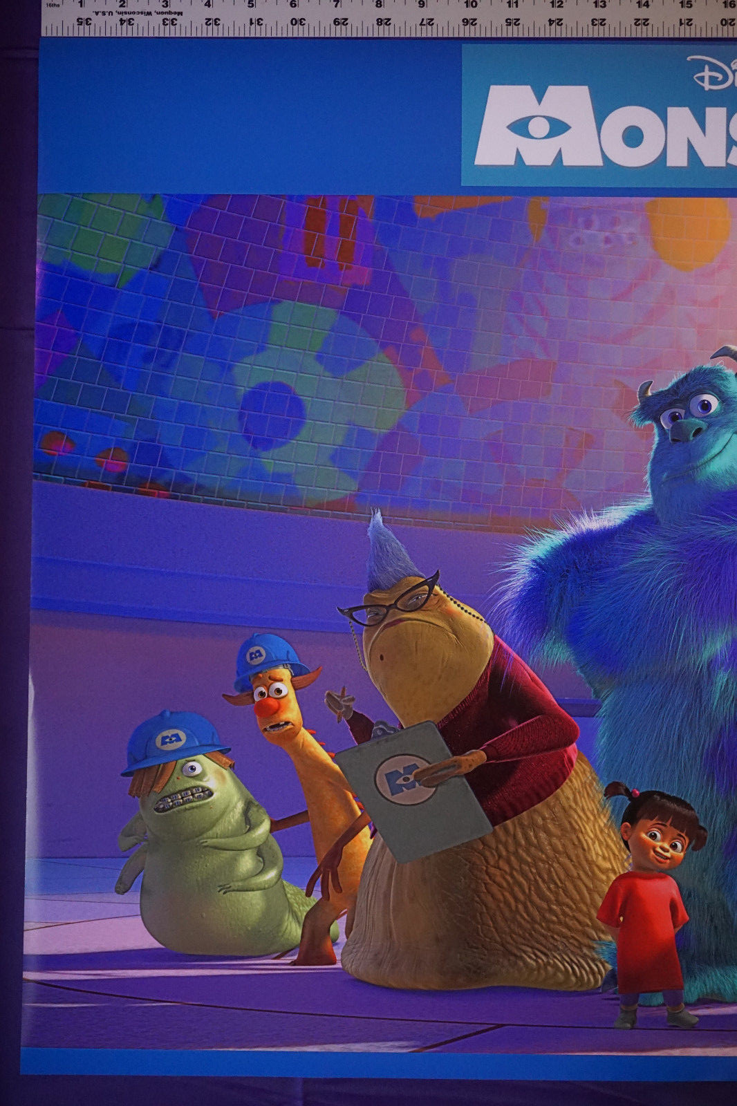 Boo And Randal Monsters Inc Sulley Mike Boo Celia Randal Disney Movie Poster 24X36 New ...
