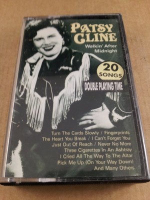 Patsy Cline : Walkin' After Midnight : Vintage Cassette Tape Album from 1990