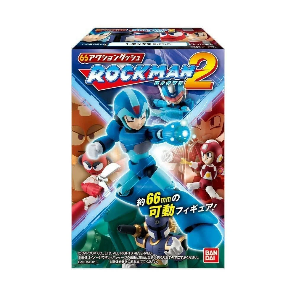 66 Action Dash Rockman 2 Set Shokugan Megaman 2 / 5types figure | eBay