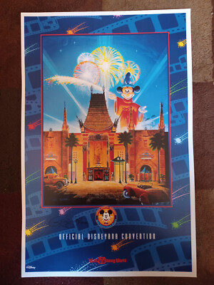 Disneyana Convention 1992 Mickey Mouse Walt Disney 11x17 Poster | eBay