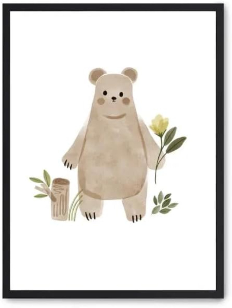 Offerta Quadro Moderno Bear III FASE5 - Tela Canvas 300g per Soggiorno