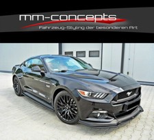 CUP Spoilerlippe SCHWARZ für Ford Mustang MK6 GT Frontspoiler Spoilerschwert ABS