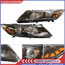 Headlight Set For 2011 2012 2013 Kia Optima Left and Right With Bulb 2Pc
