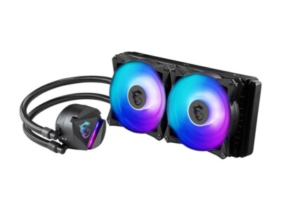 MSI MAG Core Liquid 240R V2 AIO Liquid CPU Cooler 240mm Radiator 120mm PWM Fans