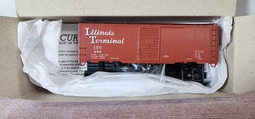 Illinois Terminal Railroad 40' AAR vagón de carga de una sola puerta 458 Accurail 3565 HO kit | Zustand: New
