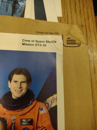 STS-35 PRIME MISSION CREW HAND SIGNED AUTOGRAPHED NASA LITHO 7 Signatures - Picture 6 of 7