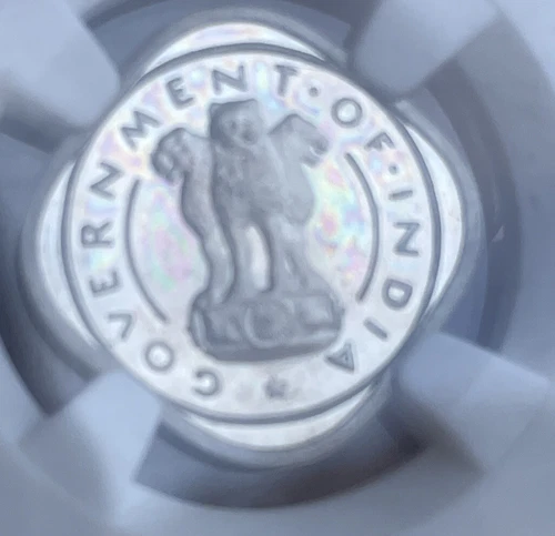 1954(b) half Anna india NGC PF64 Proof coin rare