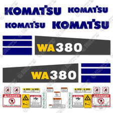 Adatto per Komatsu WA380-5 Kit decalcomanie pala gommata - 7 ANNI ESTERNO 3M VINILE!