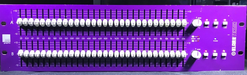 Klark Teknik Square ONE SQ1G Dual-Channel 30 Band 1/3 Octive Graphic Equalizer - Image 3 of 4