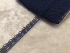 18mm Dark Blue Retro Edged Venise Lace Trim Sewing DIY Dress Wedding Per Meter