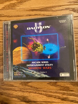 BABYLON 5 PC CD-ROM ARCADE SERIES UTILITY w/ SHADOW WARS GAME WINDOWS 95