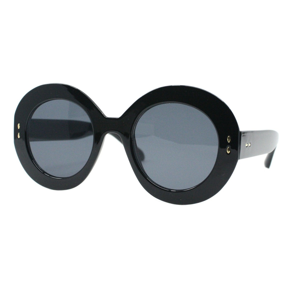 Womens Oversized Round Sunglasses Vintage Style Shades UV 