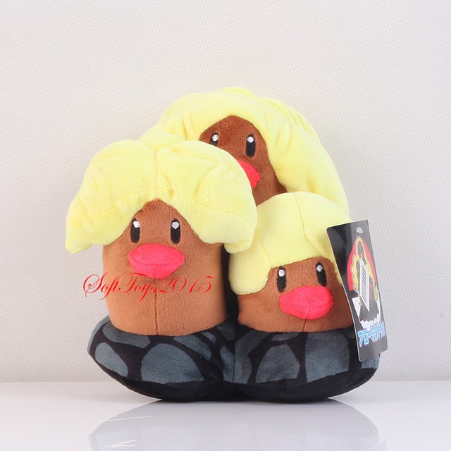 alolan dugtrio plush