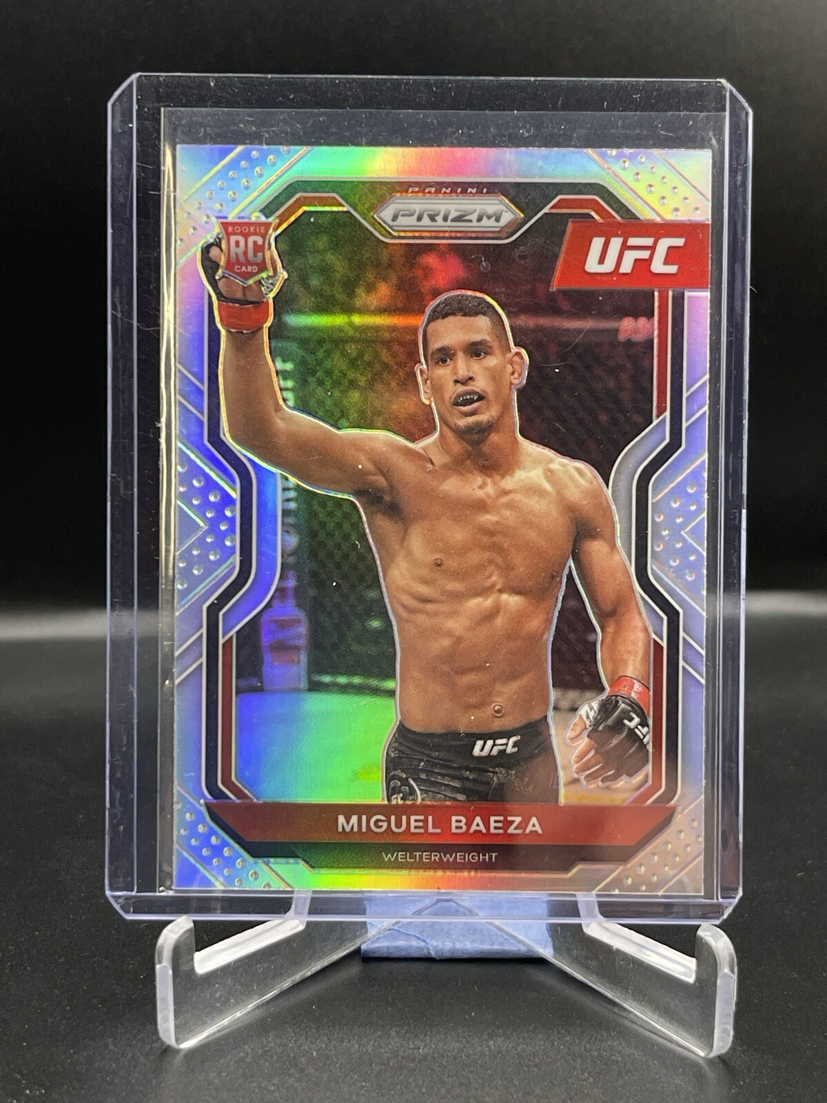 2021 Prizm UFC Miguel Baeza Silver Prizm Rookie