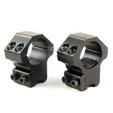 1 Pair 1" Diameter 3/8" 10mm Dovetail Scope Ring Mount with Fixed Pin
