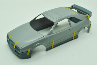 1/24 3D print VW Corrado Rieger Body kit V2 with wheels transkit for Revell