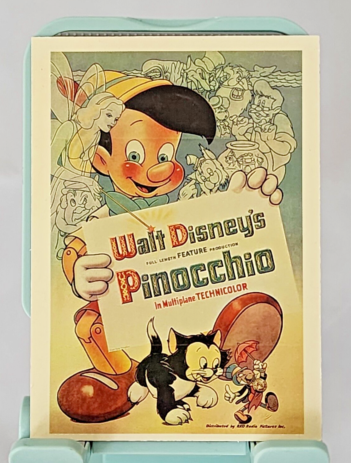 Disney Pinocchio Animated Movie Poster Trading Card #2  