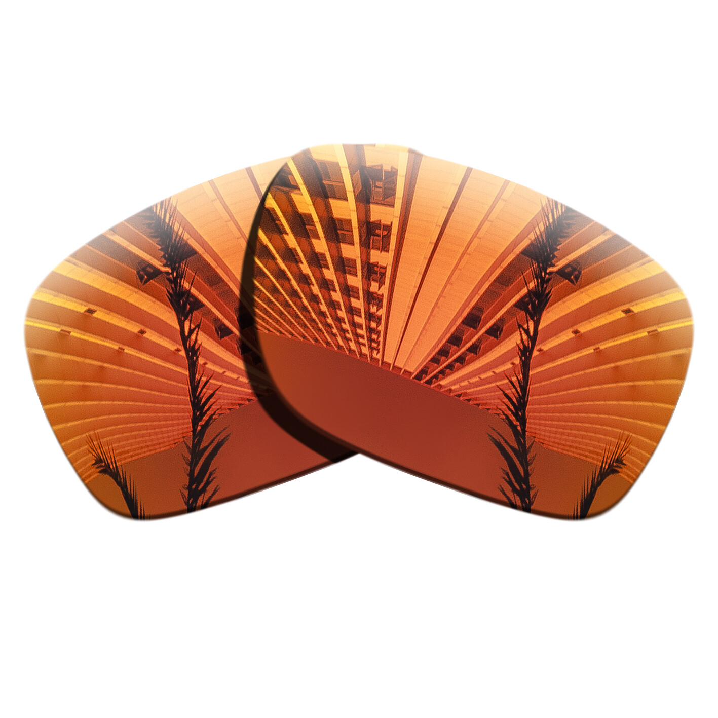 US Blaze Red Polarized Lenses Replacement Fastball Anti