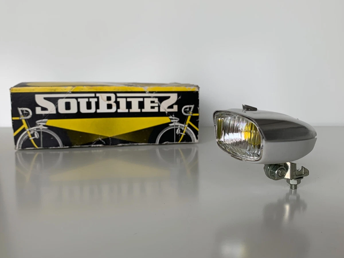 Feu Arrière Vélo Vintage SOUBITEZ – Noir – Comme Neuf (Jamais Monté)