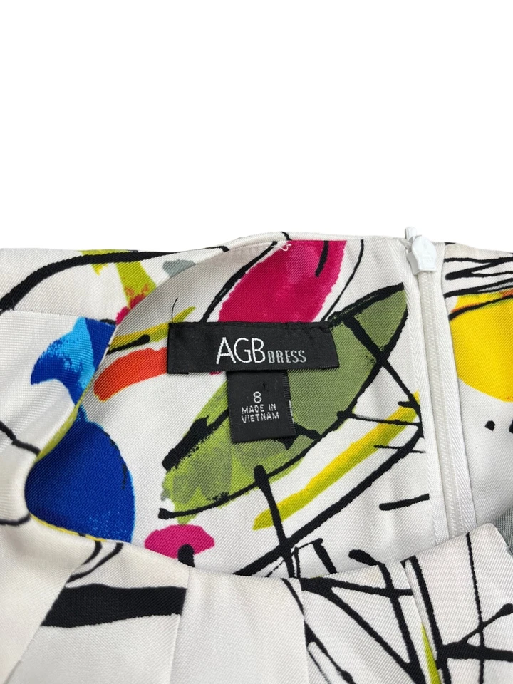 Vestido para mujer AGB colorido funda sin mangas 8 Foto 4 de 4