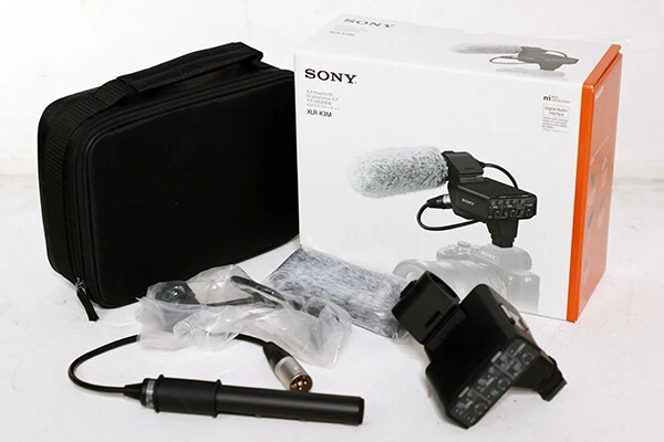 Sony XLR Adapter Kit XLR-K3M Black Camera Compatible 2 Channel XLR