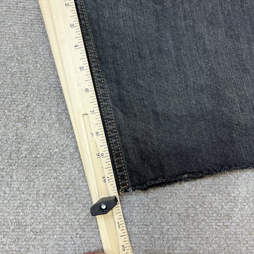 VINTAGE PJ Mark Shorts Mens Size 40 Black Denim Baggy 90s Y2K Rap 10.5" Inseam - Picture 5 of 6