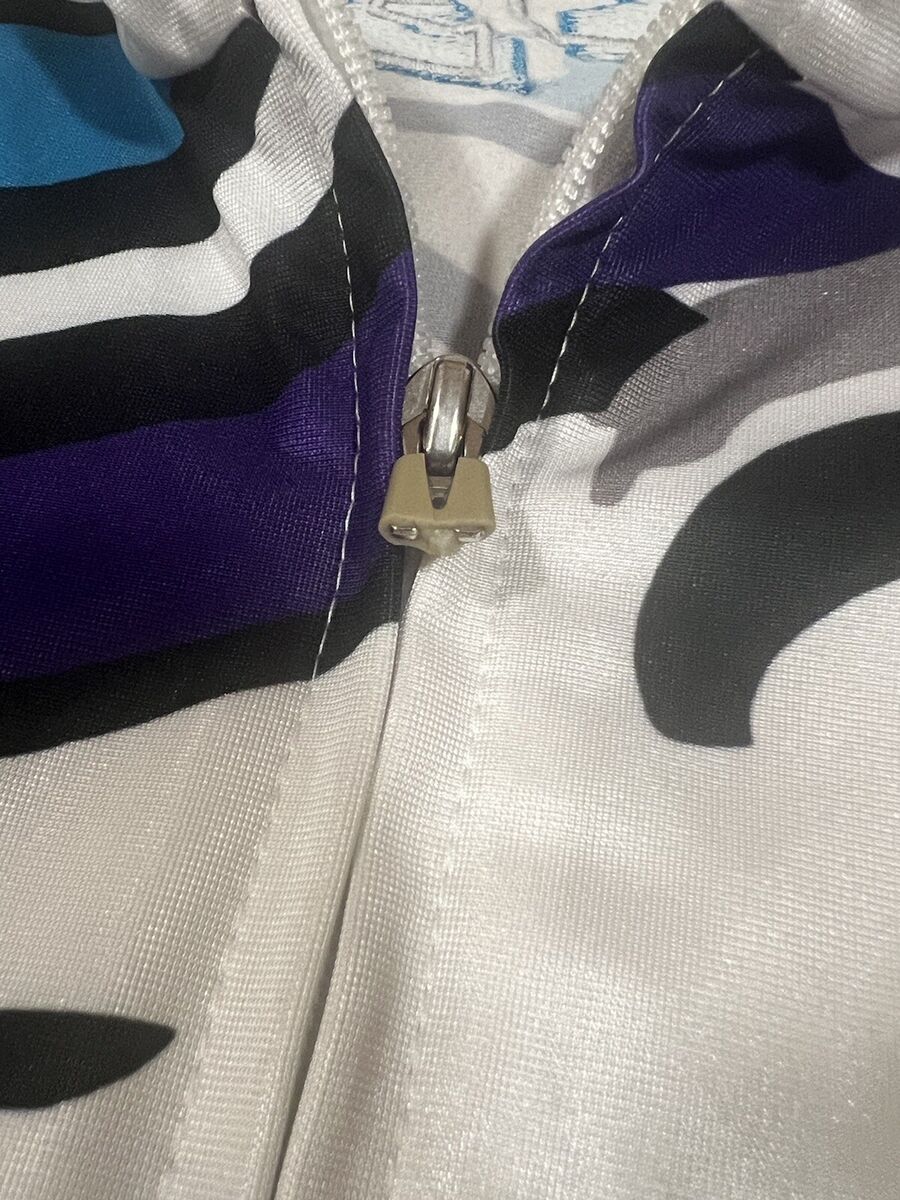 RARE VTG Nike Air Jordan Retro 8 Aqua Concord Track Jacket RARE VTG Nike Air Jordan Retro 8 Aqua Concord Track Jacket