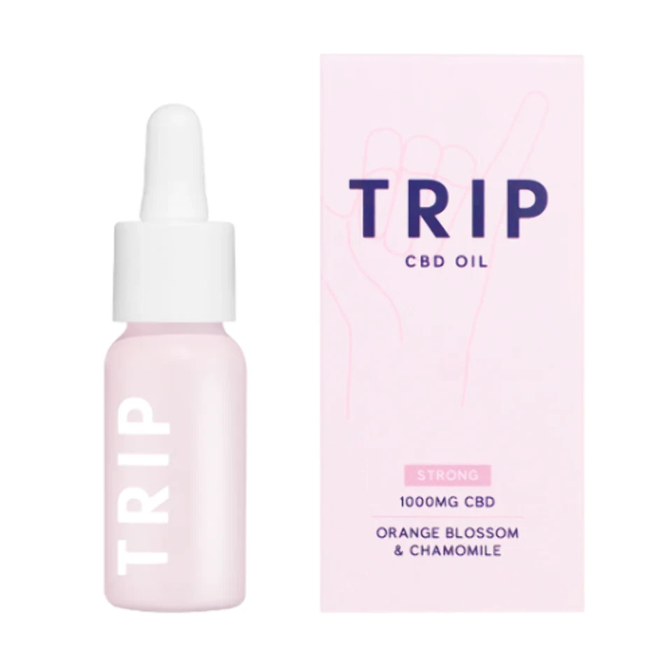 TRIP CBD Oil Orange Blossom 300mg 1000mg Premium 15ml UK Mad