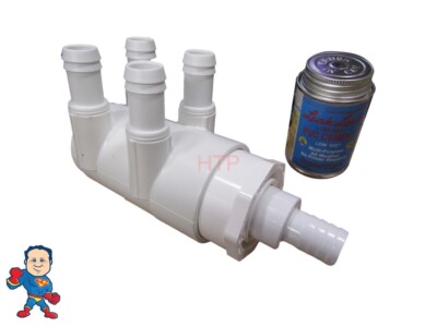 Cal Spa Coleman Spa Kit Hot Tub 2'' slip x End x (4) 3/4'' Port Glue