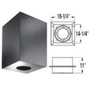 Duraplus 6 Square Ceiling Support Box Trim Collar 11 Tall