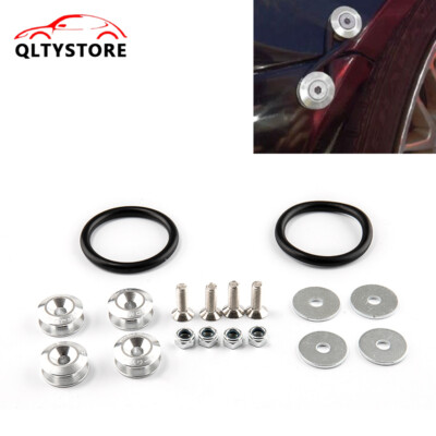 Aluminum JDM Quick Release Fasteners Bumper For Car Trunk Fender Hatch Lids D
