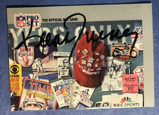 SIGNED KEENA TURNER 1990 PRO SET SUPER BOWL SUPERMEN AUTOGRAPHED CARD