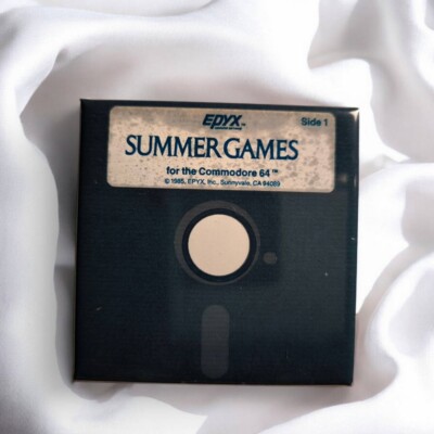 Commodore 64 Summer Games Floppy Disk | Kühlschrankmagnet | NEU
