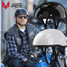 Retro Motorcycle Half Helmet DOT Certified ABS Summer Half Face Unisex