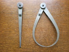 (2) L. S. Starrett 10 1/2 (L) Lock-Joint Insi...