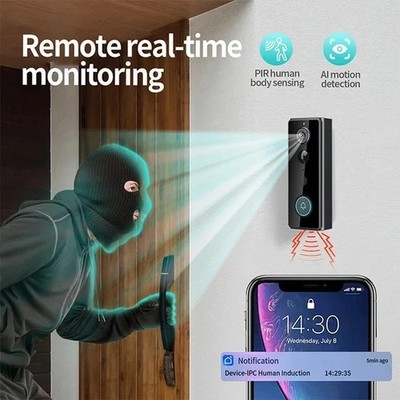 Ring Battery Video Doorbell 3rd Gen WiFi Smart Doorbell Alexa, Venetian Bronze