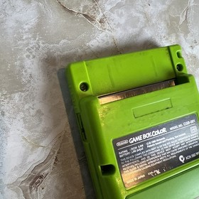 Nintendo Game Boy Color Kiwi Lime Green Handheld Console System Tested & Working