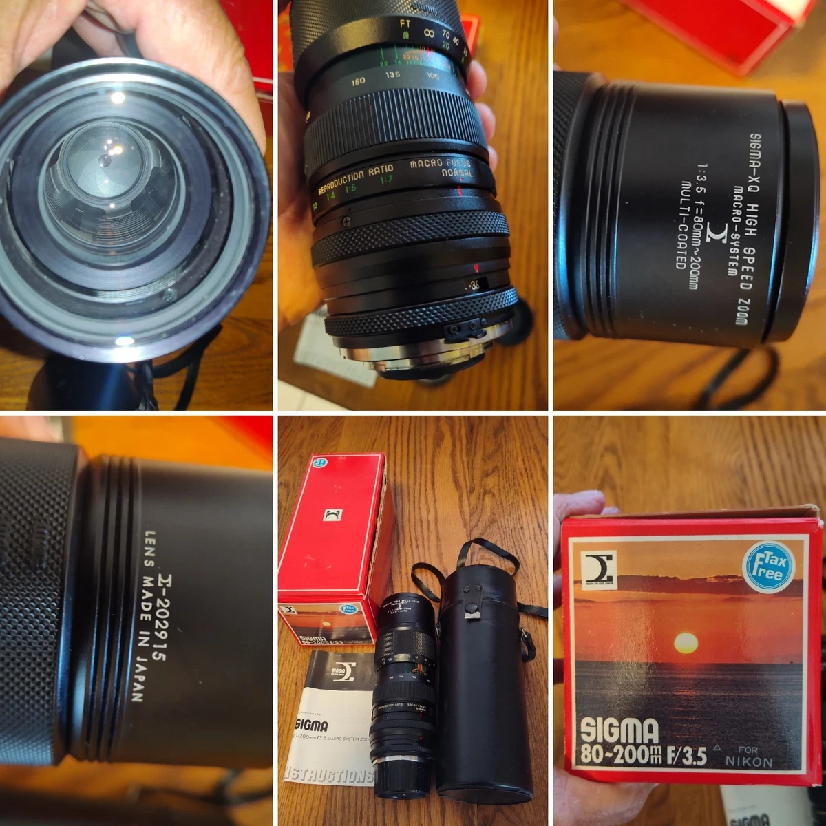 Preços baixos em Lentes de câmera Sigma f/3.5 80-200mm Focal | eBay
