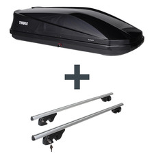 Dachbox Thule Touring M + Dachträger Menabo Sherman für VW Golf V Variant 1K5 NP