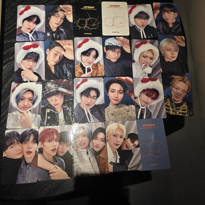 #ad ATEEZ LUCKY DRAW photocard 13TH MINI ALBUM GOLDEN HOUR : Part.4 makestar $279.62