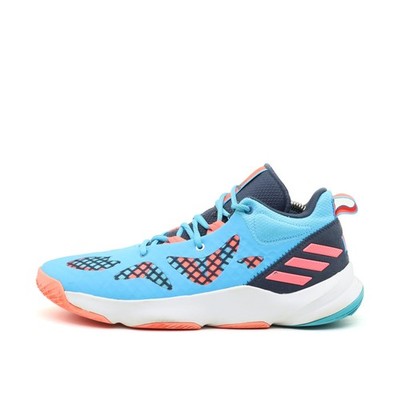 adidas Herren GY2876 Schuhe EU 43,5 Blau/Koralle Bounce Komfort, Dämpfung