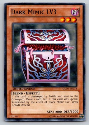 Dark Mimic LV3 GLD5-EN018 Gold Series: Haunted Mine Yu-Gi-Oh