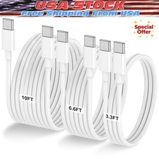 3X Apple USB-C to C Fast Charger Cable Type C Cord For iPhone 17/16/15/Pro Max