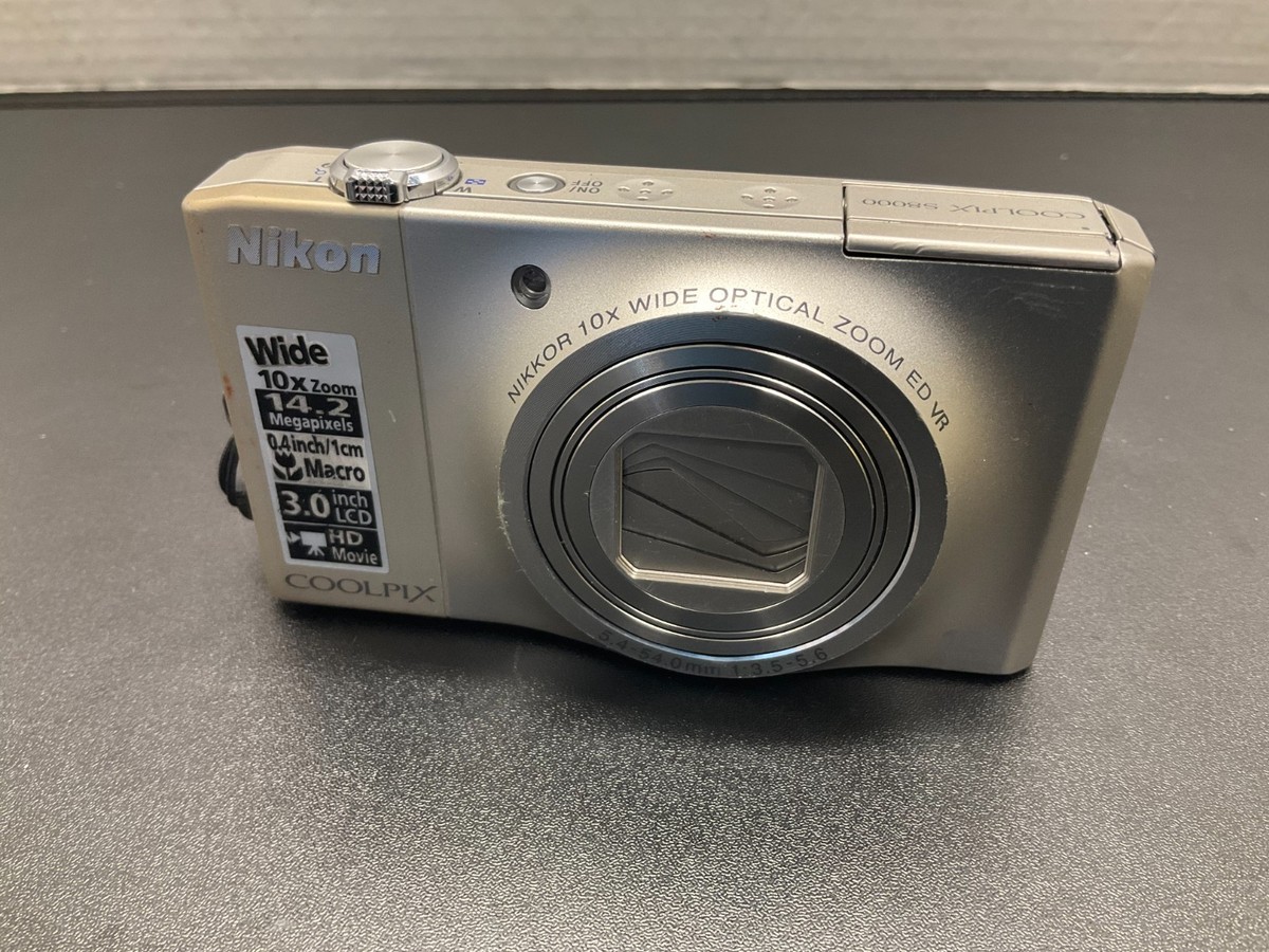 Nikon COOLPIX S8000 14.2MP 10x Optical Zoom Vintage Digital Camera