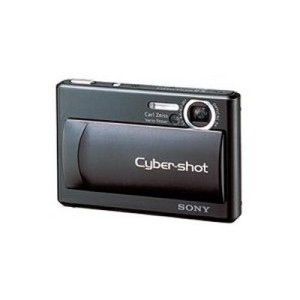 Sony Cybershot DSC-T1 5MP Digital Camera 3x Optical Zoom - Black