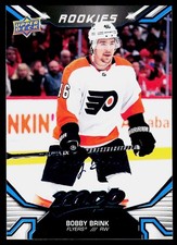 2022-23 Upper Deck MVP Blue Script Bobby Brink #246 Philadelphia Flyers