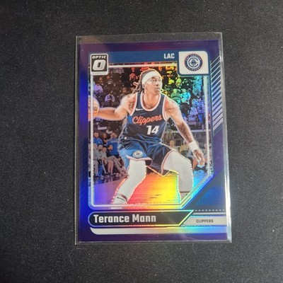 2024-25 Panini Donruss Optic Terance Mann Purple Prizm No. 156 Clippers      L56