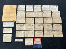 Vintage WWII War Ration Book 1,2,3,4 w/ Stamps & Extras 2 Families Cleveland OH